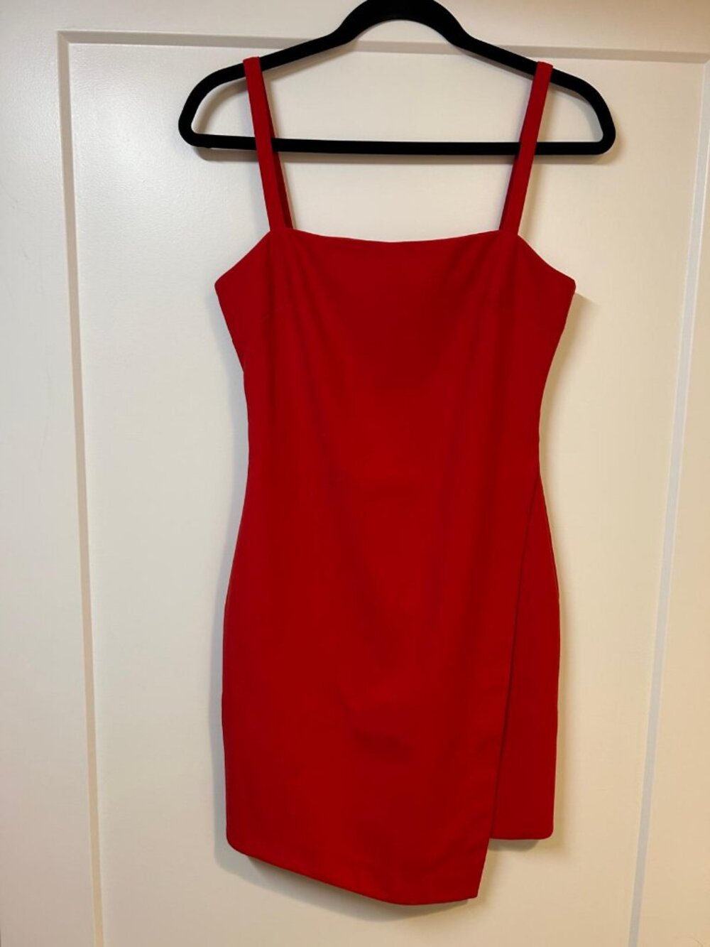 Likely red square neck mini dress size 6